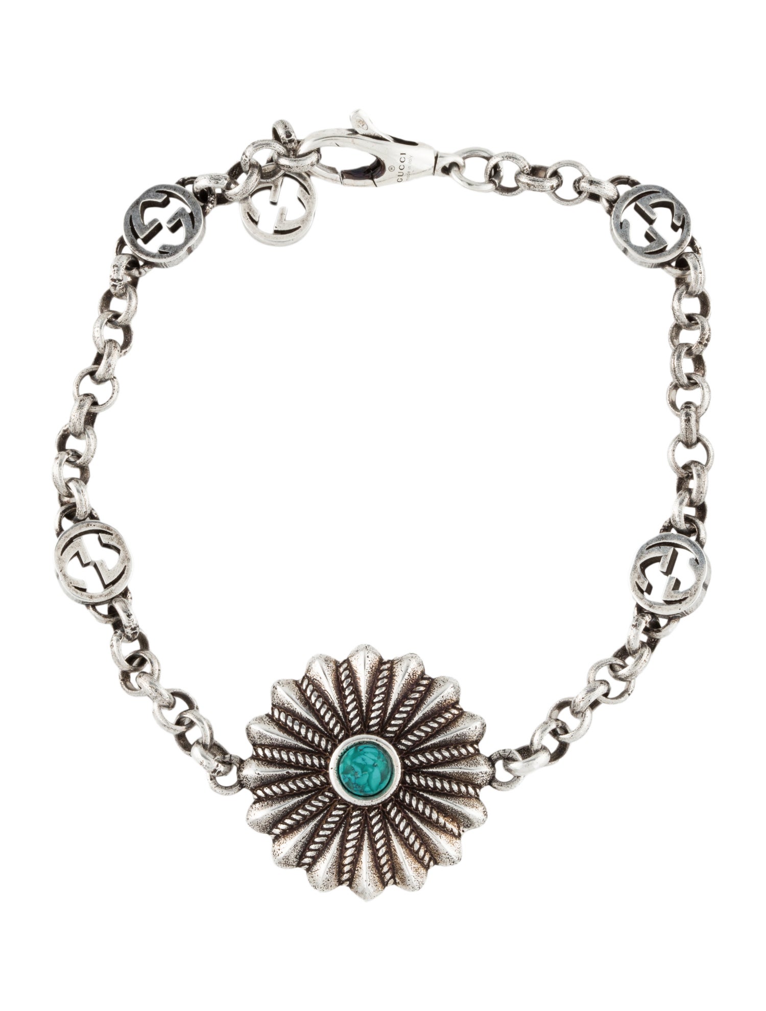 Gucci Resin Interlocking G Flower Bracelet